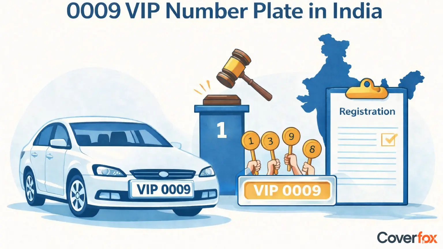 0009 VIP Number Plates in India